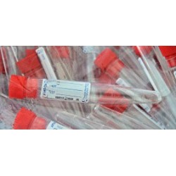 Пробирка 10мл 16х100мм PS коническая с этикеткой с крышкой стерильная