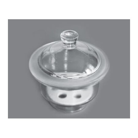 Эксикатор 150х215х233мм без крана, с фарфоровой вставкой