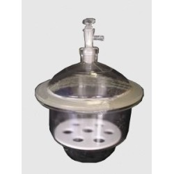 Эксикатор с краном размер  крышки -150мм, d-215мм .h-233мм