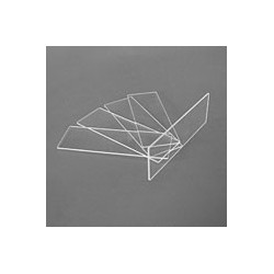 Стекло предметное 76х25х2мм с нешлифованными краями, угол 90оС (уп-50шт)