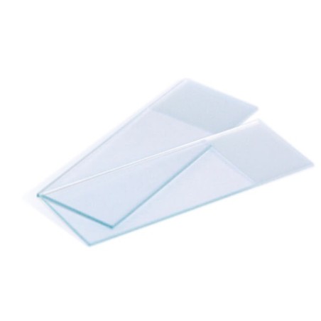 Стекло предметное 76х26х1мм со шлифованными краями с матовым полем (уп-50шт)