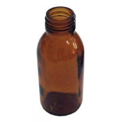 Бутыль 100мл темное стекло с винт.горл.с венчиком типа V