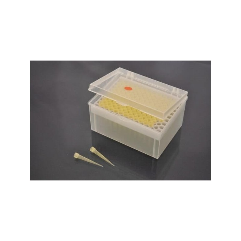 Наконечники 200мкл , желтые, в штативе 96шт (стерильные)