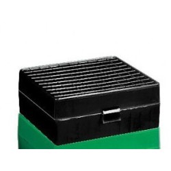 Штатив для криопробирок и микропробирок 1,5-2,0 мл, 100 гнезд, черный