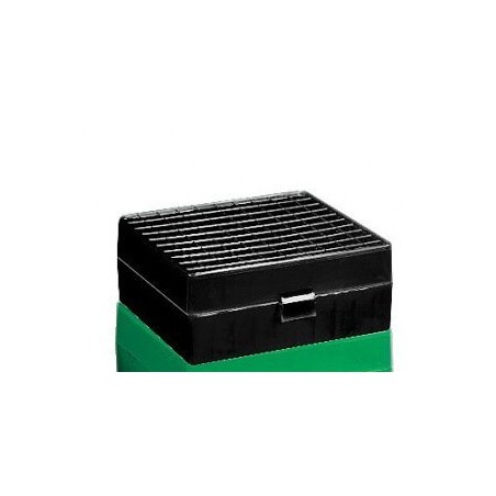 Штатив для криопробирок и микропробирок 1,5-2,0 мл, 100 гнезд, черный