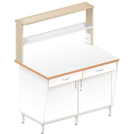 Стол пристенный физический ЛАБ-1200 ПЛТ