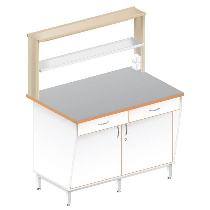 Стол пристенный физический ЛАБ-1200 ПТТ