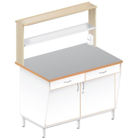 Стол пристенный физический ЛАБ-1200 ПТТ