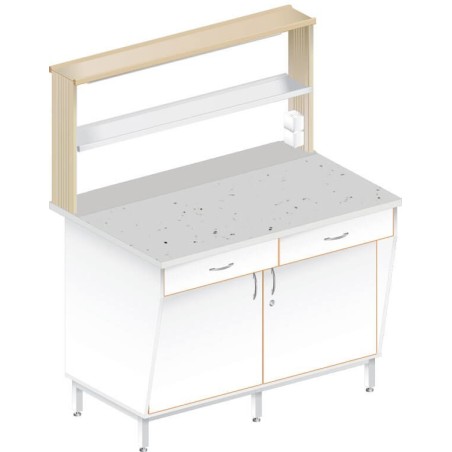 Стол пристенный физический ЛАБ-1200 ПФТ