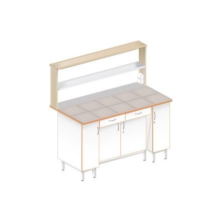 Стол пристенный физический ЛАБ-1500 ПКТ