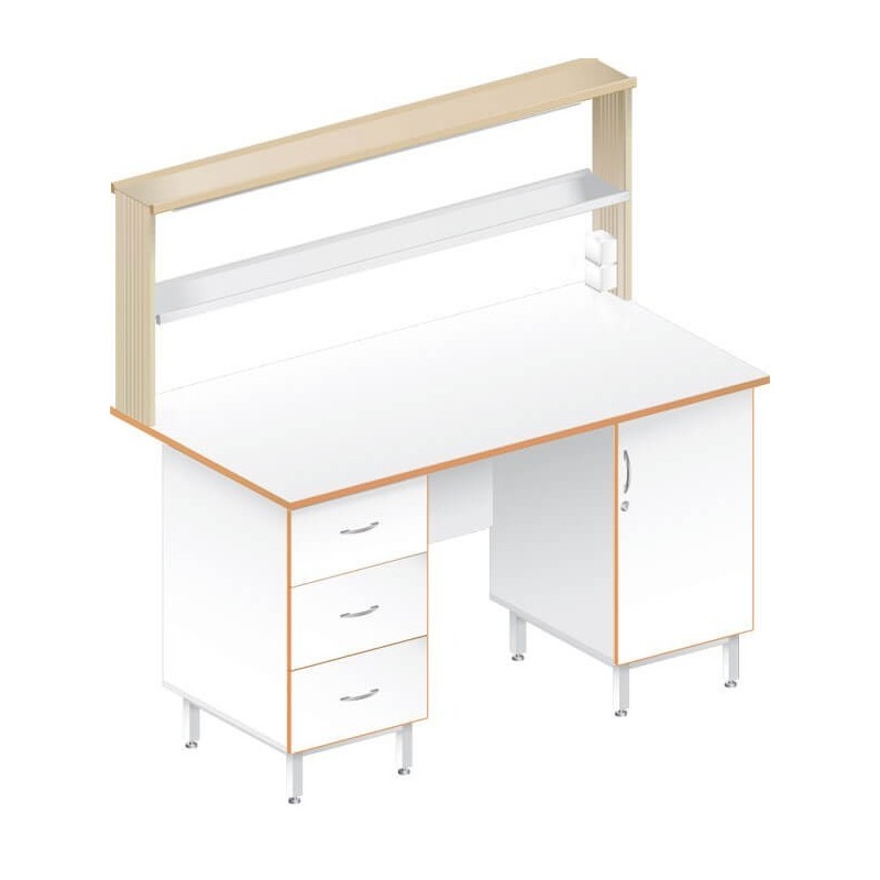 Стол пристенный физический ЛАБ-1500ПЛ