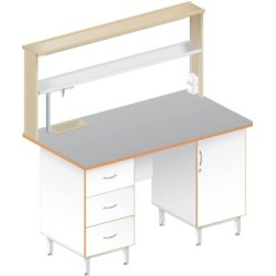 Стол пристенный физический ЛАБ-1500 ПТ(TRESPA)