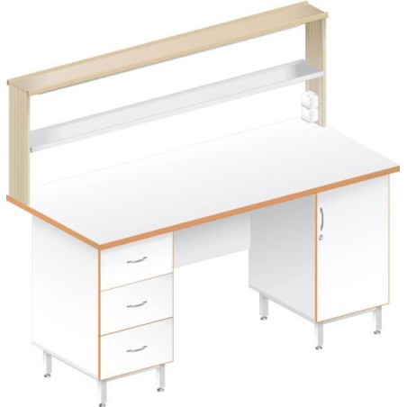 Стол пристенный физический ЛАБ-1800 ПЛ