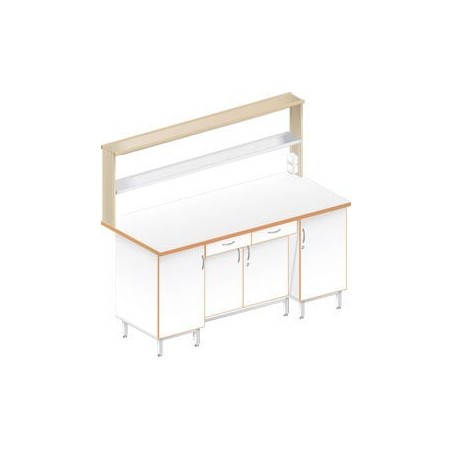 Стол пристенный физический ЛАБ-1800 ПЛТ