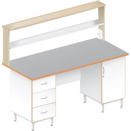 Стол пристенный физический ЛАБ-1800 ПТ