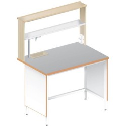 Стол пристенный химический 1200*800*900(1500) ЛАБ-1200 ПТМ,рабочая поверхность-TRESTA