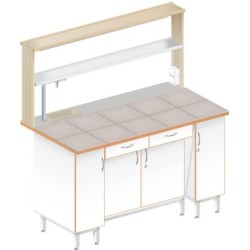 Стол пристенный химический ЛАБ-1500 ПКТМ