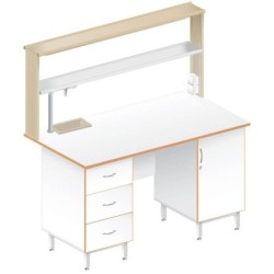 Стол пристенный химический ЛАБ-1500 ПЛМ