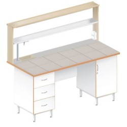 Стол пристенный химический ЛАБ-1800 ПКМ