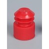 Пробка для пробирок диаметром 16мм, красный цвет PE
