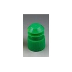 Пробка для пробирок диаметром 16мм, зеленый цвет РЕ
