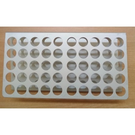 Штатив для пробирок d-16мм, 50 гнезд