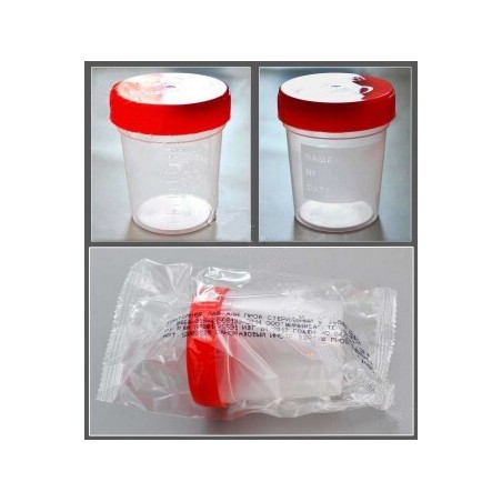 Контейнер 120мл для биоматериала РР/PE, стерильный