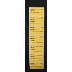 Этикетка маркировочная 36,6 х 23,6 мм  желтая (уп-1000шт)
