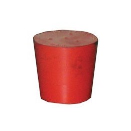 Пробка резиновая красная 30 х21х 30 mm (№10930)