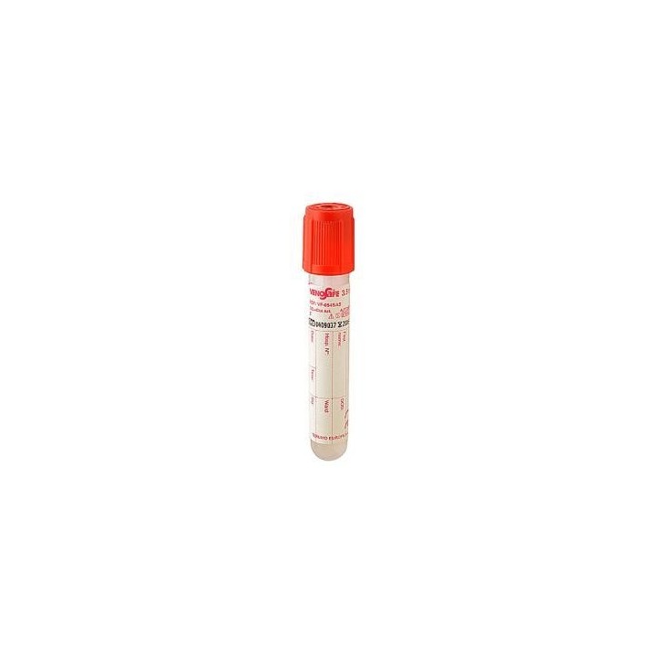 Пробирка Venosafe с красной крышкой