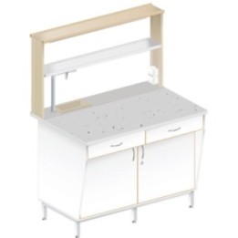 Стол пристенный химический ЛАБ-1200 ПФТМ