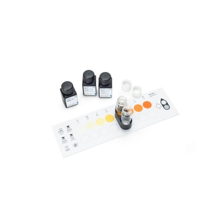 Тест на определение остаточной жесткости. Метод: колориметрический с цветной картой CaCO₃ MColortest ™