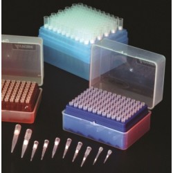Наконечники 1-200 мкл с фильтром, в штативе, стерильные (уп-96 шт) (Германия, №2113960)
