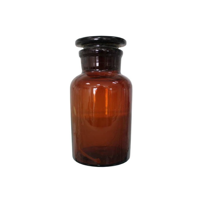 Бутыль 1000 мл, темное стекло, широкое горло, притертая крышка (Китай)(БТ-1000-КИТ/J)
