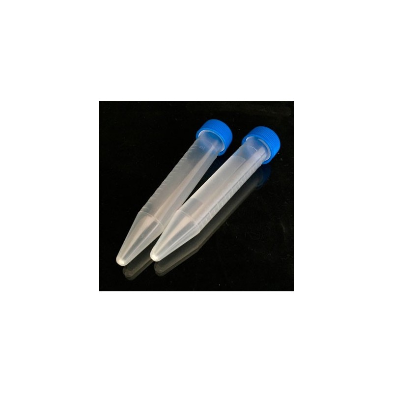 Пробирка 15мл РР коническая  с крышкой  в индивидуальной упаковке (стерильная) (КПЦК-15-1-РОС/ОЛД)